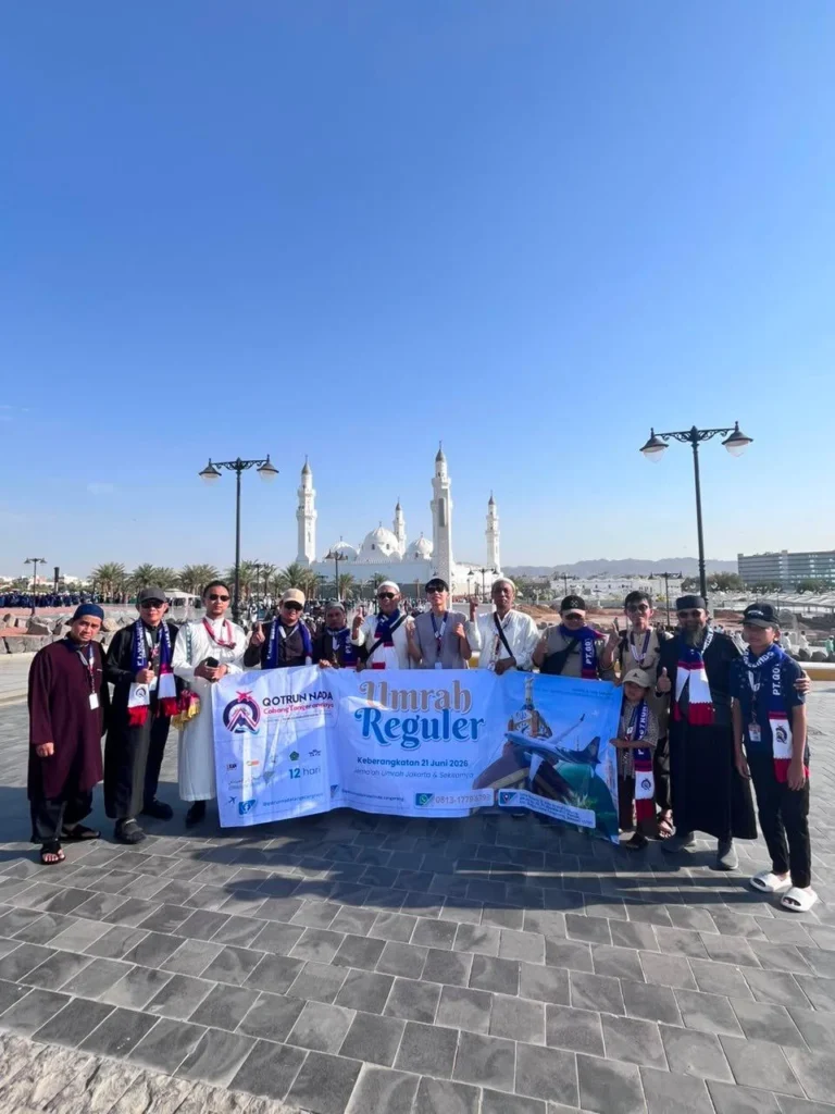 Dokumentasi perjalanan umrah bersama PT Qotrun Nada Travelindo di Padang
